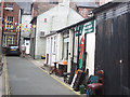 Looking up Boot Street to Alleyway into Broad Street