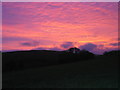 Sunset in Upper Coquetdale near Barrow Mill