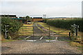 Farm entrance near Buscot Wick