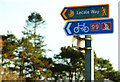 National Cycle Network sign near Strangford