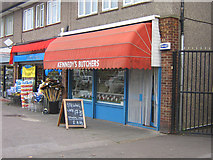 TQ4667 : Kennedys Butchers, Marion Crescent by Ian Capper
