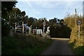 Approaching the end of Pickelden Lane, and the A28