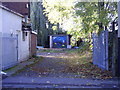 Vandalised Garages at the rear of the Holyhead Road shops