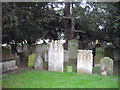 Gravestones in graveyard at the Parish Church of All Saints