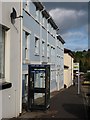 Phone box and flats, Teignmouth Road