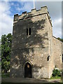 NZ0461 : Bywell St. Peter - tower by Mike Quinn