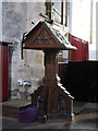 NZ0461 : Bywell St. Peter - lectern by Mike Quinn