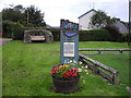 Information sign at Saddell