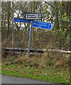 Offchurch Greeway: cycleway routes sign