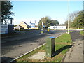 Roundabout at the junction of Woolston, Freely and Calshot Roads