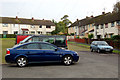 Cars parked in Fosse crescent, Princethorpe