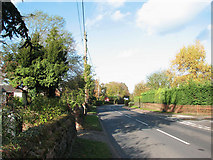 TM1083 : View north along the B1077 (Church Road) by Evelyn Simak