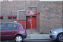 NJ9407 : Players' Entrance, Pittodrie Stadium by Bill Harrison