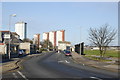 View down Golf Road