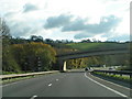 Approaching Buckfastleigh junction on the A38 west-bound