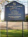 SD4003 : St Mary's Church, Aughton, Signs by Alexander P Kapp