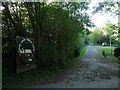 Entrance to Ynys Hywel Farm