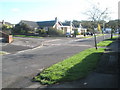 Approaching the junction of Eglantine Walk and Magnolia Way