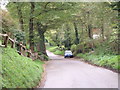 Road heading towards Lullington hamlet, East Sussex