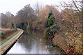 Looking east along the Grand Union Canal near bridge 36