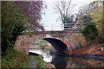 SP3364 : Looking northeast at bridge 35, Grand Union Canal by Andy F