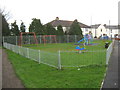 NZ4927 : Play area Greatham Village by peter robinson
