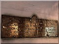 Brass memorial in Newdigate Church