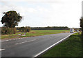 View south-east along the A146 from the junction with Hall Road