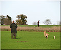 A pheasant shoot in progress - waiting for the birds