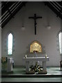 The altar at St Coleman