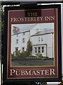 Sign for The Frosterley Inn