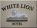 Sign for The White Lion Hotel