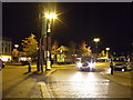 Ripon Market square by night.