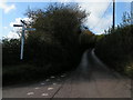 Beacon cross, looking away from Bradninch