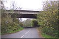 Horselees Lane under the A2 Dual Carriageway