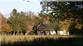 Field and houses near Headley