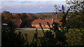 Buildings near Trottsford Farm seen from footpath