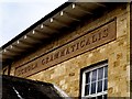 Classical sign at the old Midhurst Grammar School