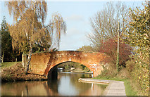 SP3065 : Looking west at bridge 45, Grand Union Canal by Andy F
