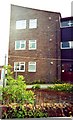 Front of the end Block of Sherburn Road Flats