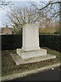 War Memorial by the school