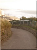 SZ1191 : Boscombe: path towards the pier from East Overcliff by Chris Downer