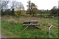 Picnic Table by the Forest Way off the B2188