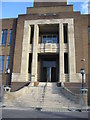 Main front entrance to the (former) Gillette Factory,  Isleworth, London