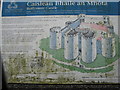 G6615 : Ballymote Castle, information sign by Willie Duffin