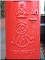 Edward VII postbox, Bede Burn Road - royal cipher