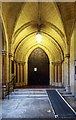 Door to St Mary Abbots Church