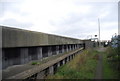 TQ5677 : Thames Flood wall by N Chadwick