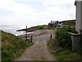 The untarred southern end of Rocks Road, Ballyhornan