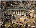 Aerial view of Hadleigh light industrial area